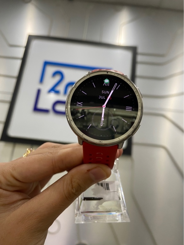 Đồng hồ Amazfit Active 2 Round - Model : A2437 - Size 43mm - Màu xám - Ngoại hình: 98% - Kèm Box + sạc