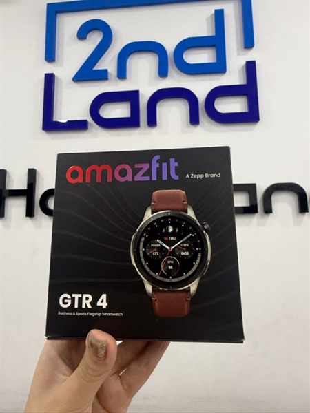 Đồng hồ Amazfit GTR4 - Màu bạc - Ngoại hình 96% - Màn trầy - FullBox