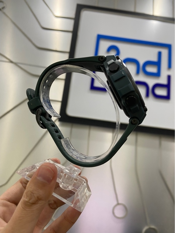 Đồng hồ Amazfit T-Rex Pro - 47,7mm - Màu xanh - Ngoại hình: 97% - Kèm sạc + 2 bộ dây đeo