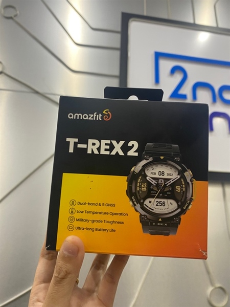 Đồng hồ Amazfit T-Rex2 - Màu đen - Ngoại hình: 98% - FullBox