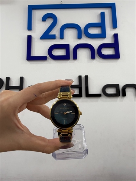 Đồng hồ Anne Klein AK/2512NVGB - Vân đá màu cổ vịt - Ngoại hình 98% - Body