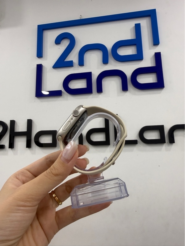 Đồng hồ Aplple watch series 7 - 45mm - VN/A - GPS - Màu starlight - Pin 94% - Ngoại hình 98% - Kèm sạc linh kiện