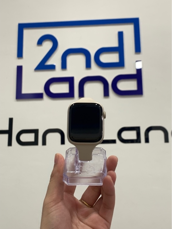 Đồng hồ Apple Watch 7 - 45mm - LL/A - Màu Startlight - Pin 98% - Ngoại hình: 98% - Kèm sạc
