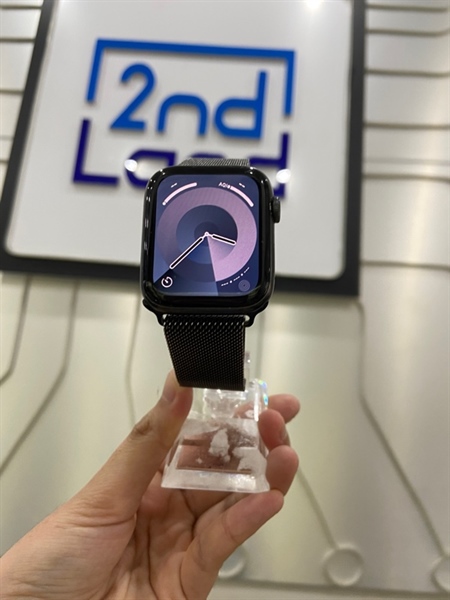 Đồng hồ Apple Watch SE Gen 1/44mm - GPS - VN/A - Bản nhôm - Màu đen - Pin 81% - Ngoại hình: 97% - Màn xước mèo - Kèm sạc