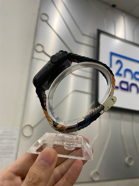 Đồng hồ Apple Watch SE Gen 1/44mm - JA/A - GPS - Pin 88% - Viền nhôm - Màu đen - Ngoại hình: 97% - Màn trầy - Body 2