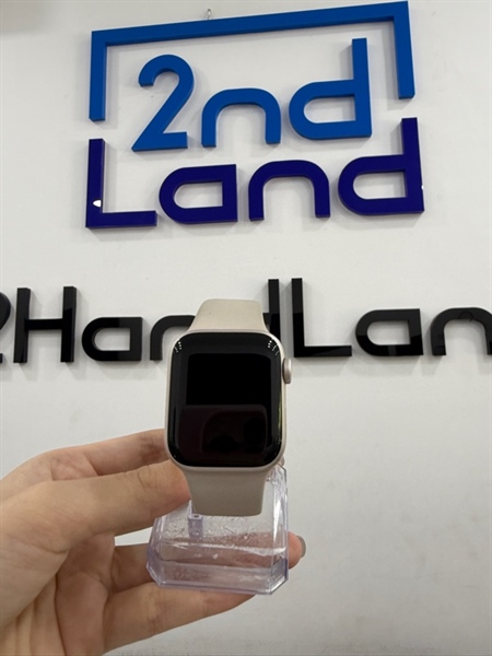 Đồng hồ Apple Watch SE Gen 2 - 40mm - VN/A - GPS - 32GB - Màu starlight - Pin 87% - Ngoại hình 97% - dây đeo dính mực xanh - FullBox 1