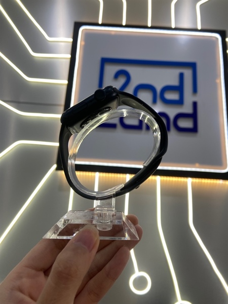 Đồng hồ Apple Watch Se Gen 2/44mm - GPS - Pin 96% - Viền nhôm - Màu xanh đen - Ngoại hình: 98% - Kèm sạc 2