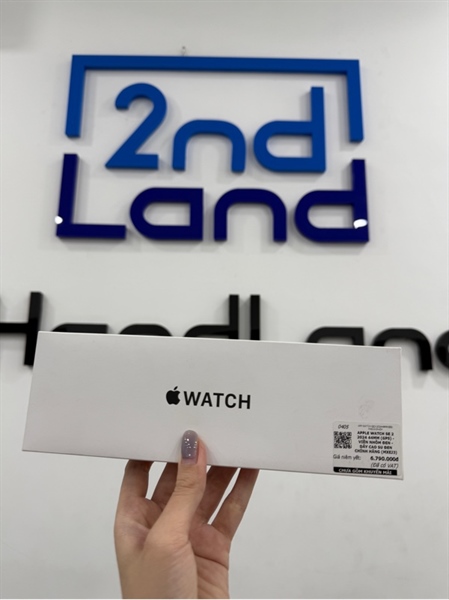 Đồng hồ Apple Watch SE gen 2 - 44mm - SA/A - GPS - 32GB - Màu midnight - Pin 100% - Ngoại hình 98% - Còn BH Cells đến 06/2026 - FullBox