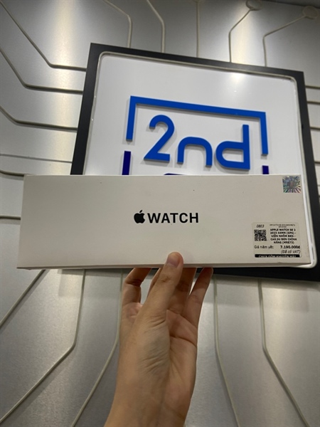 Đồng hồ Apple Watch SE Gen 2/44mm - SA/A - GPS - Pin 100% - Viền nhôm - Màu đen - Ngoại hình: 99% - FullBox 3