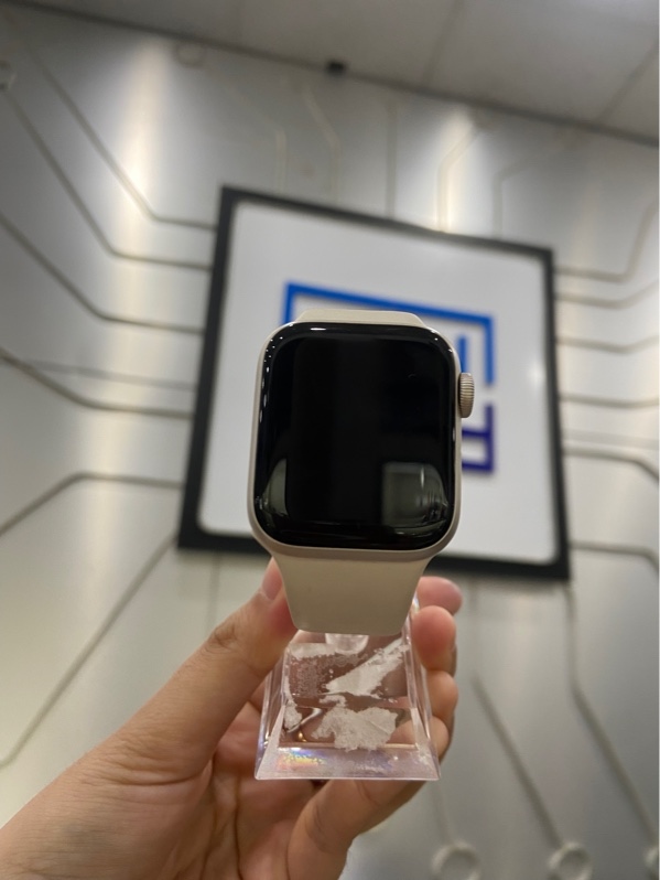 Đồng hồ Apple Watch SE Gen 3/ 40mm - SA/A - 64Gb - GPS - Pin 100% - Bản nhôm - Màu trắng - Ngoại hình 97.5% - Dây ố nhẹ - Kèm Box + Sạc