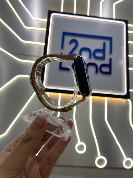 Đồng hồ Apple Watch Se Gen 3/44mm - GPS - Pin 100% - Viền nhôm - Màu xanh - Ngoại hình: 98% - Kèm sạc