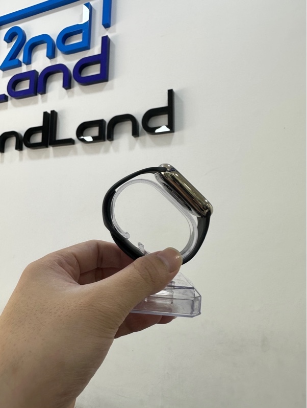 Đồng hồ Apple Watch Seirres 7/45mm - LL/A - Bản LTE không hỗ esim - Pin 100% thay new - Viền thép - Màu gold - Ngoại hình 98% - Kèm sạc