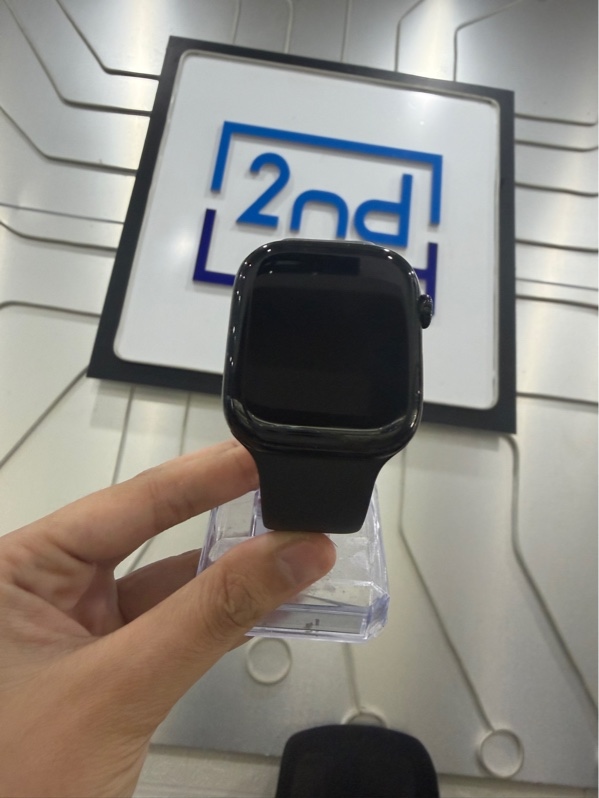 Đồng hồ Apple Watch Series 10/46mm - GPS - Pin 99% - Viền nhôm - Màu đen - Ngoại hình: 97% - Tróc sơn nhiều - Kèm sạc