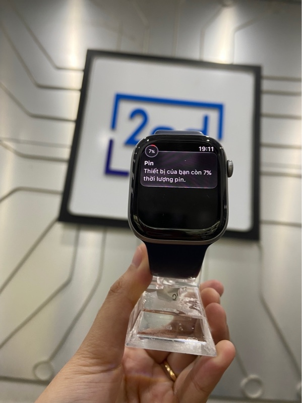 Đồng hồ Apple Watch Series 11/46mm - GPS - SA/A - Pin 100% - Viền nhôm - Màu xám - Ngoại hình: 98% - Fullbox - Còn Bảo Hành Apple Care 20/09/2028