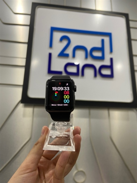 Đồng hồ Apple Watch Series 3/38mm - GPS - Pin 100% - Màu đen - Ngoại hình: 97% - Body - Kèm sạc