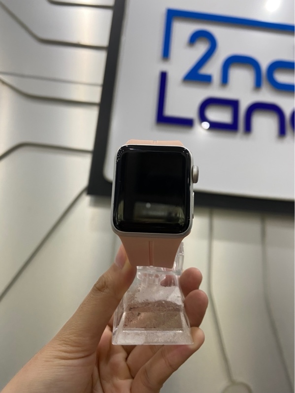 Đồng hồ Apple Watch Series 3/38mm - GPS - Pin 86% - Viền nhôm - Màu bạc - Ngoại hình: 97% - Body