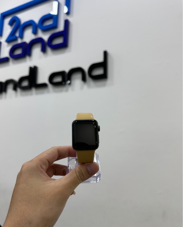 Đồng hồ Apple Watch Series 3/38mm - LL/A - 12GB - LTE không hỗ trợ esim - Pin 100% đã thay - Viền nhôm - Màu đen - Ngoại hình 97% - Kèm dây sạc