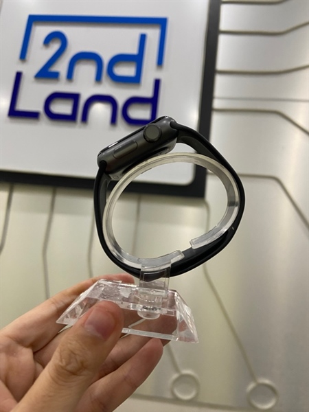 Đồng hồ Apple Watch Series 3/38mm - LL/A - GPS - Pin 84% - Viền nhôm - Màu đen - Ngoại hình: 97% - Màn xước - Kèm sạc 5