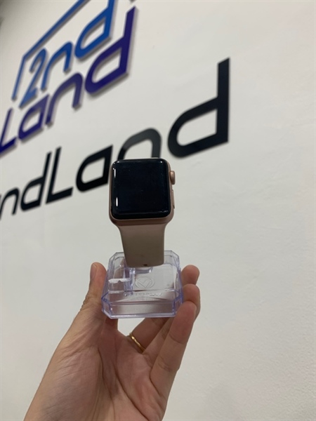 Đồng hồ Apple Watch Series 3 - 38mm - LTE (không esim) - Màu vàng hồng Pin 100% - Ngoại hình: 97% - Trầy nhẹ - Body