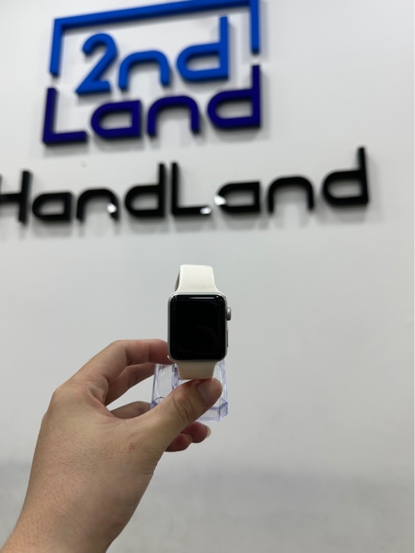 Đồng hồ Apple Watch Series 3/38mm - VN/A - Bản GPS - Pin 100% thay new - Viền nhôm - Màu bạc - Ngoại hình 98% - Kèm sạc