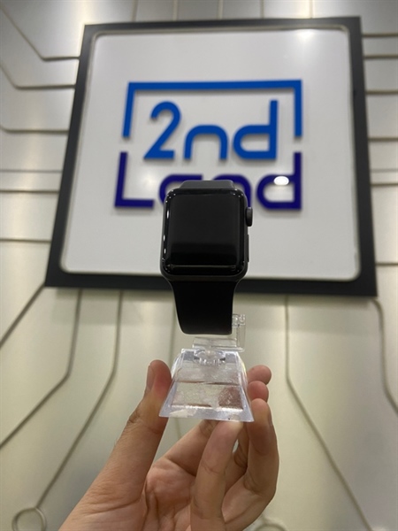 Đồng hồ Apple Watch Series 3/38mm - VN/A - GPS - Pin 94% đã thay - Viền nhôm - Màu đen - Ngoại hình: 97% - Màn ám xanh - Kèm Box