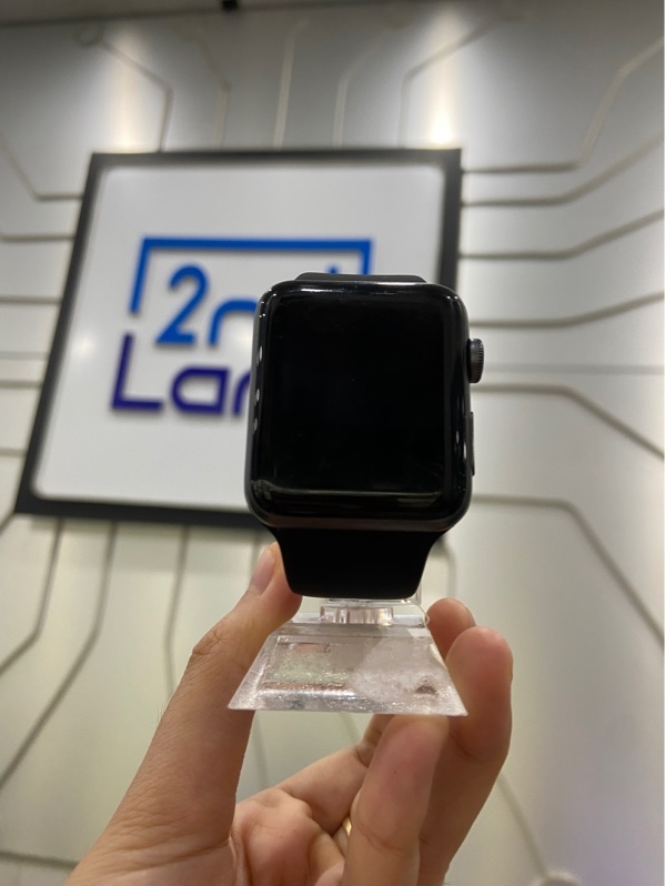 Đồng hồ Apple Watch Series 3/42mm - GPS - Pin 88% - Viền nhôm - Màu đen - Ngoại hình: 97% - 1 chấm tím trên màn - Body