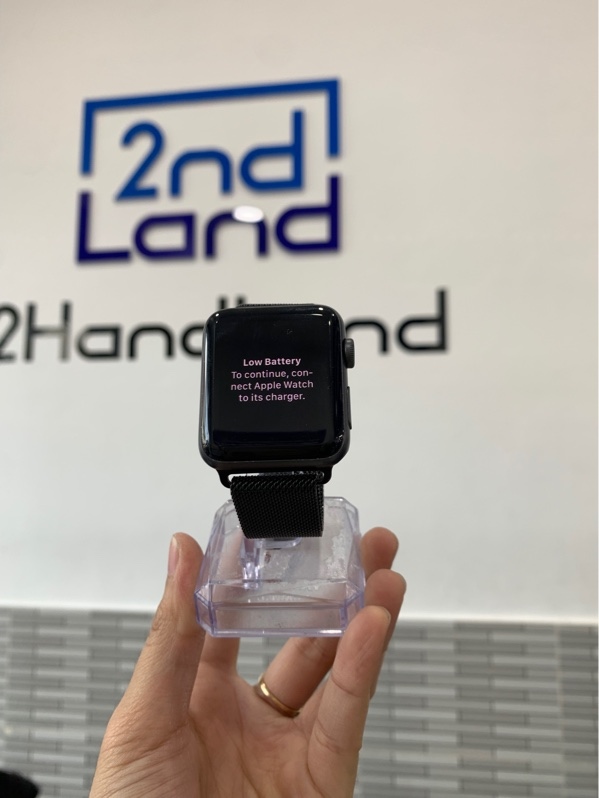 Đồng hồ Apple Watch Series 3 - 42mm - LL/A - GPS - Bản nhôm - Màu xám đậm - Pin 98% - Ngoại hình: 97% - Body