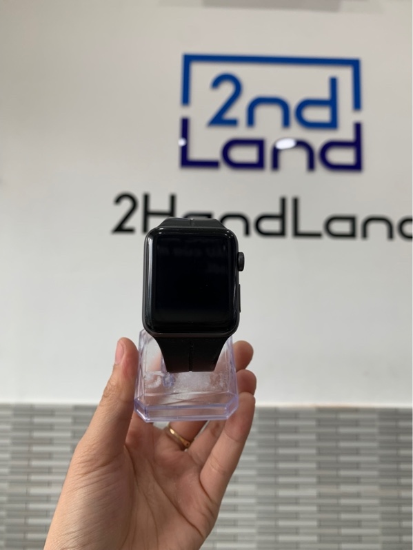 Đồng hồ Apple Watch Series 3 - 42mm - LL/A - GPS - Màu xám - Pin 87% - Ngoại hình: 98% - Viền ám xanh - Kèm sạc