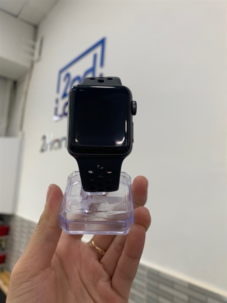 Đồng hồ Apple Watch Series 3 Nike - 38mm - GPS - Bản nhôm - Màu xám - Pin 84% - Ngoại hình: 98% - Box 1