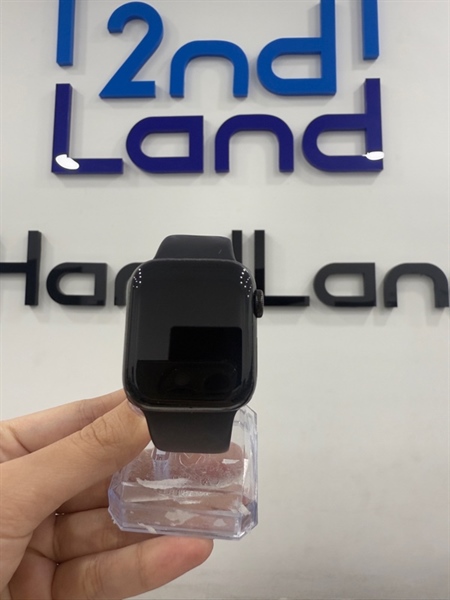 Đồng hồ Apple Watch Series 4 - 40mm - LL/A - LTE không esim VN - 16GB - Bản thép - Màu đen - Pin thay 100% - Ngoại hình 97% - Màn đánh kính , viền trầy , màn ám xanh viền trên - kèm sạc