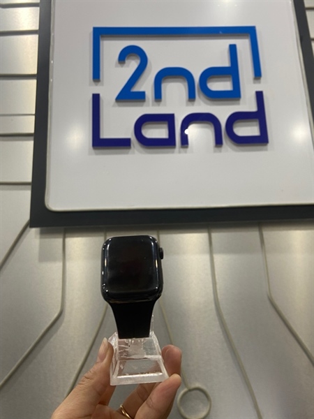 Đồng hồ Apple Watch Series 4/44mm - LL/A - Bản thép - Màu đen - Pin bảo trì - Ngoại hình: 97% - Màn ám xanh - Body - Kèm sạc