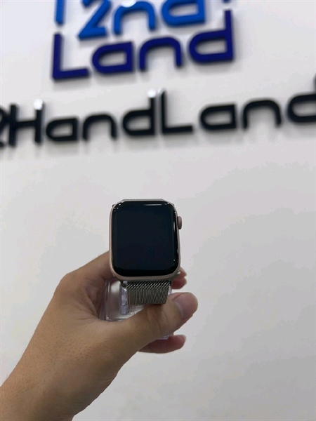 Đồng hồ Apple Watch Series 4/44mm - LL/A - GPS - Pin 100% - Viền nhôm - Màu hồng - Ngoại hình 97% - Body