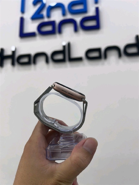 Đồng hồ Apple Watch Series 4/44mm - LL/A - GPS - Pin 100% - Viền nhôm - Màu hồng - Ngoại hình 97% - Body 1