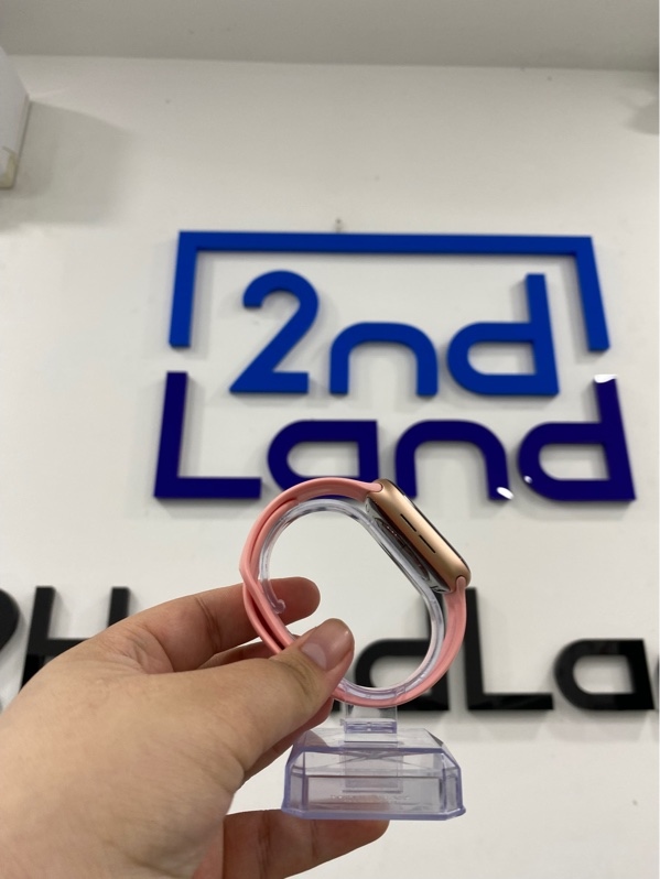 Đồng hồ Apple watch series 4 - 44mm - LTE không esim - Màu hồng - Pin 87% - Ngoại hình 98% - Màn cháy - Kèm sạc linh kiện