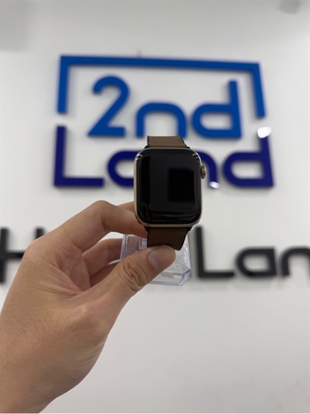 Đồng hồ Apple Watch Series 4 - 44mm - ZA/A - LTE có esim VN - Bản thép - Màu vàng - Pin thay 100% - Ngoại hình 97% - Màn ép kính, viền trầy - Kèm sạc