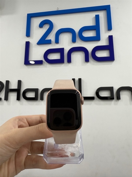 Đồng hồ Apple Watch Series 5 - 40mm - VN/A - LTE có esim VN - Màu hồng - Pin thay 100% - Ngoại hình 98% - Dây đeo dính màu - Kèm sạc