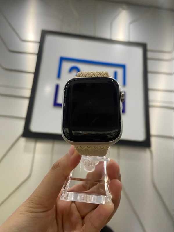 Đồng hồ Apple Watch Series 5/44mm - Bản Nike - GPS - Pin 87% - Màu trắng - Ngoại hình: 97% - Trầy xước lưng nhẹ - FullBox
