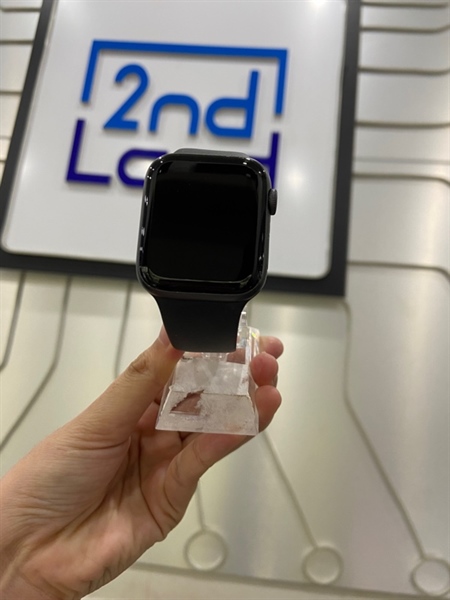 Đồng hồ Apple Watch Series 5/44mm - LL/A - GPS - 32GB - Pin 100% thay new - Màu bạc - Ngoại hình: 98% - Màn ép kính - Body