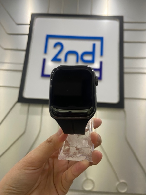 Đồng hồ Apple Watch Series 5/44mm - LL/A - GPS - Pin 100% thay new - Màu đen - Viền nhôm - Ngoại hình: 98% - Body