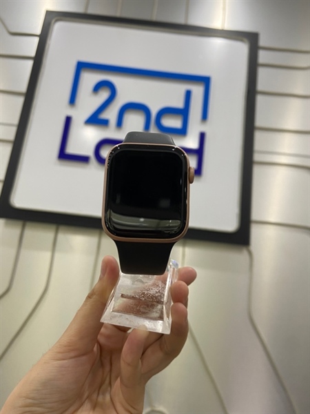 Đồng hồ Apple Watch Series 5/44mm - LL/A - GPS - Pin 100% - Viền nhôm - Màu hồng - Ngoại hình: 98% - Kèm sạc