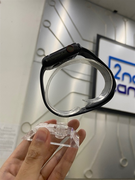 Đồng hồ Apple Watch Series 5/44mm - LL/A - LTE ( không esim ) - Pin 86% - Viền nhôm - Màu đen - Màn trầy nhẹ - ép kính - Body 2