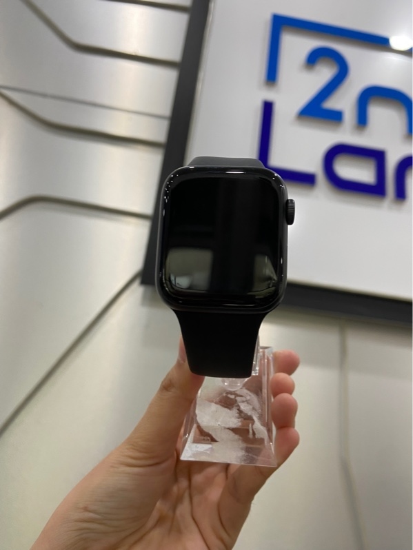 Đồng hồ Apple Watch Series 5/44mm - LTE ( không hỗ trợ esim ) - Pin 100% - Viền nhôm - Màu đen - Ngoại hình: 97% - Màn xước, ép kính, lưu ảnh - Kèm sạc