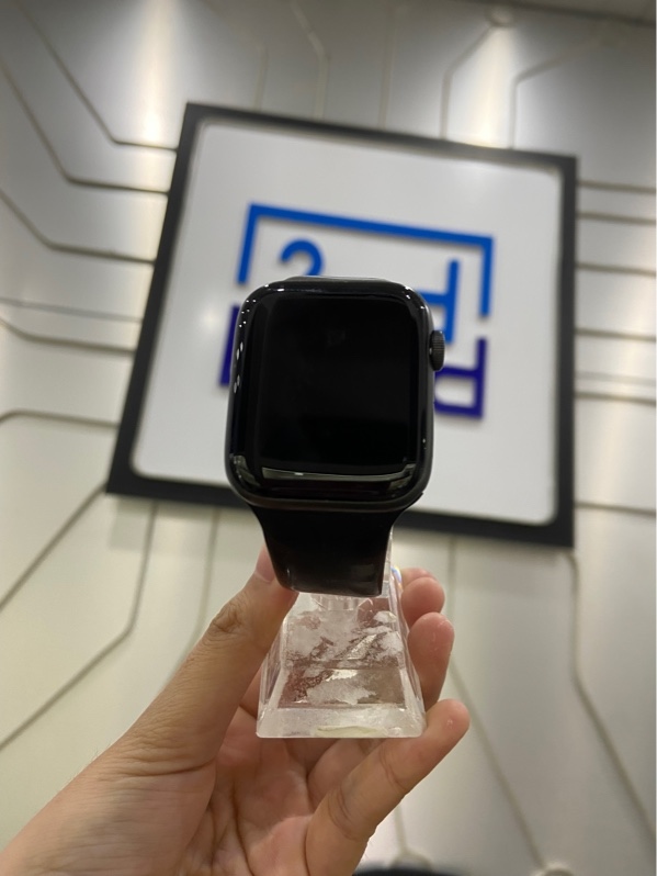Đồng hồ Apple Watch Series 5/44mm - MY/A - GPS - Pin 100% thay new - Viền nhôm - Màu đen - Ngoại hình: 98% - Ép kính - Kèm sạc