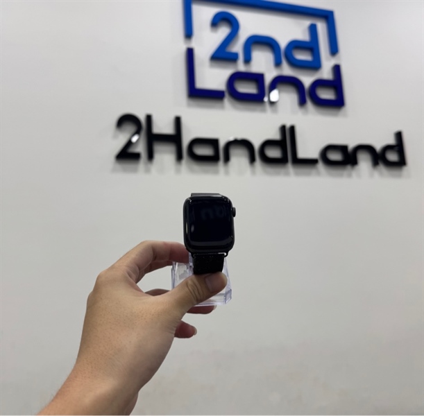 Đồng hồ Apple Watch Series 5/44mm - VN/A - Bản GPS - Pin 100 đã thay - Viền nhôm - Màu đen - Ngoại hình 97% - Kèm sạc