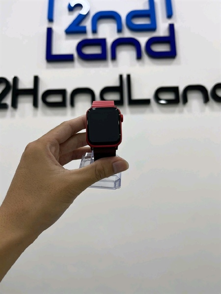 Đồng hồ Apple Watch Series 6/40mm - LL/A - 32GB - LTE không hỗ trợ esim - Viền nhôm - Pin 95% - Màu đỏ - Ngoại hình 97% - Kèm sạc