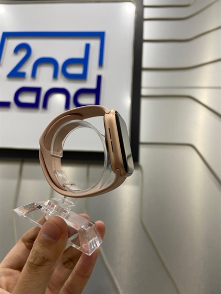 Đồng hồ Apple Watch Series 6/44mm - GPS - Pin bảo trì - Màu hồng - Ngoại hình: 97% - Cấn xước màn nặng, Cấn nút nguồn - Body - Kèm sạc 1