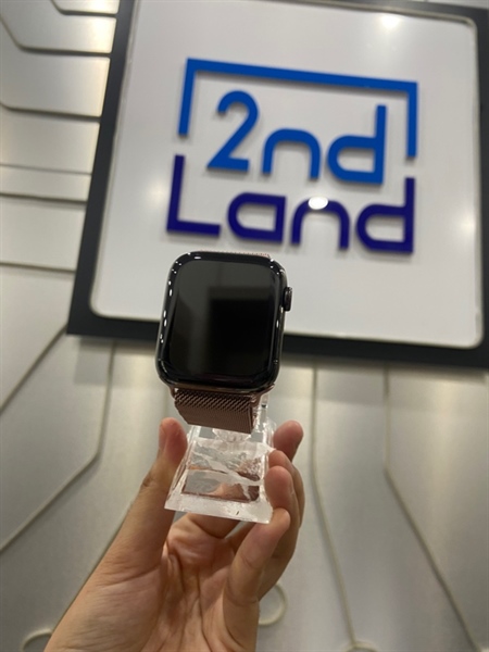 Đồng hồ Apple Watch Series 6/44mm - LTE 32GB - Pin 100% - Viền thép - Màu đen - Ngoại hình: 98% - Body