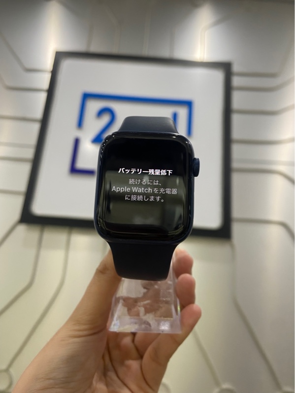 Đồng hồ Apple Watch Series 6/44mm - VN/A - GPS - Pin 100% thay new - Viền nhôm - Màu xanh dương - Ngoại hình: 98% - Màn ép kính - Kèm Box + sạc