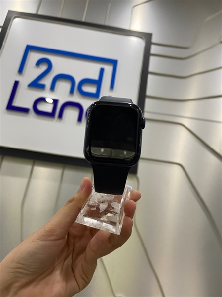 Đồng hồ Apple Watch Series 6/44mm - VN/A - GPS - Pin 84% - Màu xanh dương - Ngoại hình: 97% - Màn trầy + ép kính, sườn trầy nhẹ - Kèm sạc