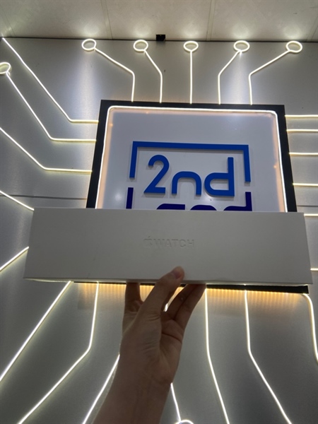 Đồng hồ Apple Watch Series 6/44mm - VN/A - GPS - Pin 88% - Viền nhôm - Màu xanh - Ngoại hình: 98% - Ép kính - FullBox 3